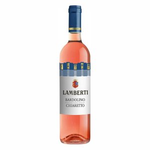 Вино Ламберти Бардолино Кьяретто Классико Дос ординарное розовое полусухое 10-12% 0,75