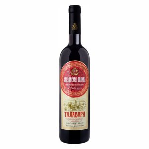 Вино Талавари Алазанская долина ординарное сортовое красное полусладкое 11.5% ст/б 0,75л