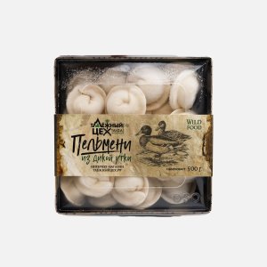 Пельмени Таёжный цех из утки 500г