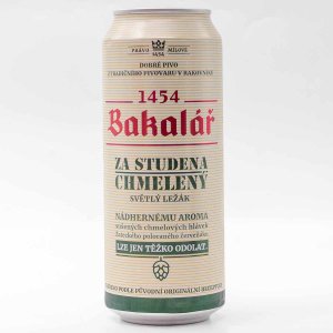 Пиво Бакалар Холодного охмеления светлое фильтрованное пастеризованное 5.2% ж/б 0,5л