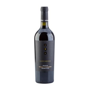 Вино Луккарелли Примитиво Пулия сортовое ординарное красное полусухое 13.5-14% 0,75л