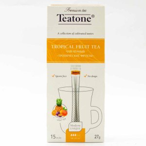 Чай Титон черный с тропическими фруктами в стиках 15*1,8г