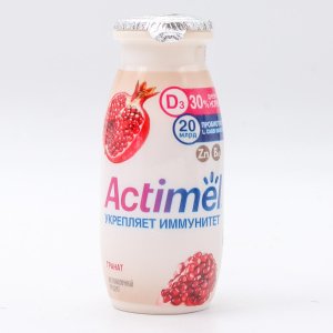 Продукт кисломолочный Актимель Гранат с цинком 1.5% 95г
