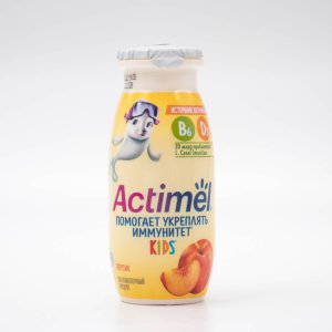 Продукт кисломолочный Актимель детский Персик 1.5% 95г