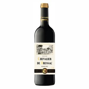 Вино Шевалье Де Брессак красное сухое 10-12% ст/б 0,75л