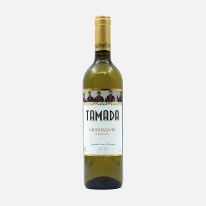 Вино Тамада Цинандали бел сух 8.5-13% ст/б 0,75л