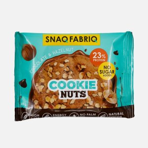 Печенье Снэк Фабрик Шоколадное с фундуком глазир протеиновое 35г