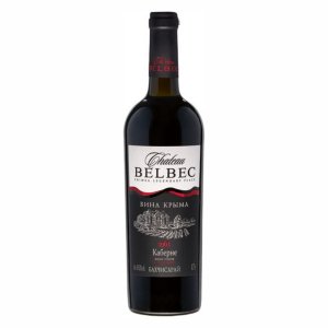 Вино Шато Бельбек Каберне ординарное красное сухое 10-12% ст/б 0,75л