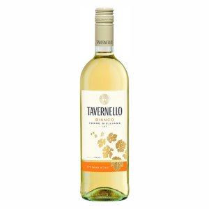 Вино Тавернелло Бьянко Терре Сицилиане ИГТ ординарное белое сухое 10-12% ст/б 0,75л