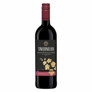 Вино Тавернелло Монтепульчано Д'Абруцц ДОК ординарное сортовое красное сухое 10-12.5% ст/б 0,75