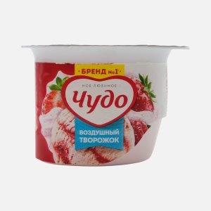 Десерт творож Чудо Творожок Ягодное мороженое 5.8% пл/ст 85г