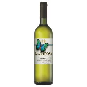 Вино Марипоса Шардоне сортовое ординарное белое сухое 7.5-13.5% ст/б 0,75л
