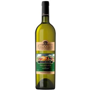 Вино Палавани Цинандали ординарное сортовое белое сухое 7.5-12% ст/б 0,75л