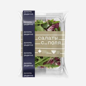 Салат Руккола+Радичио 75г Белая Дача