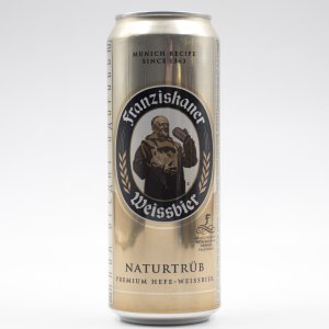 Пиво Францисканер Хефе-Вайсбир Премиум светлое пшеничное нефильтрованное 5% ж/б 0,45л
