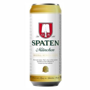Пиво Шпатен Мюнхен Хеллес светлое пастеризованное 5.2% ж/б 0,45л