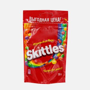 Драже Скиттелс Фруктовый вкус пл/уп 70г