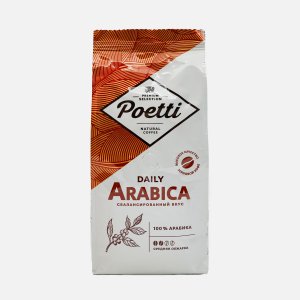 Кофе Поетти Дейли Арабика в зернах 250г