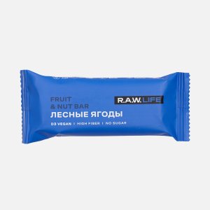 Батончик Рав Лайф Лесные ягоды б/сахара D3 веган 47г