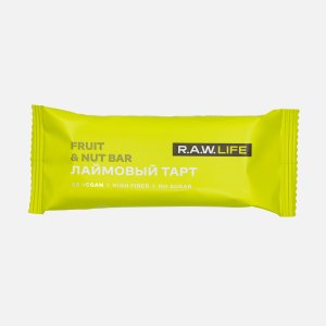 Батончик Рав Лайф Лаймовый тарт б/сахара D3 веган 47г