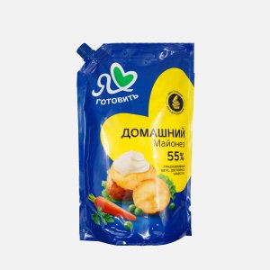 Майонез Я люблю готовить Домашний 55% дой/пак 600мл