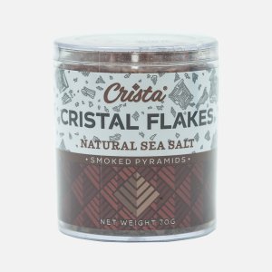 Соль Криста морская пищевая копченая в форме пирамидок пл/б 70г