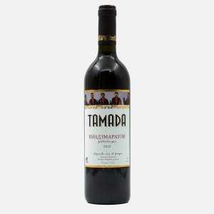 Вино Тамада Киндзмараули выдержанное сортовое красное полусладкое 10-11.5% ст/б 0,75л