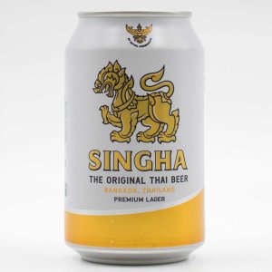 Пиво Сингха светлое фильтрованное пастеризованное 5% ж/б 0,33л