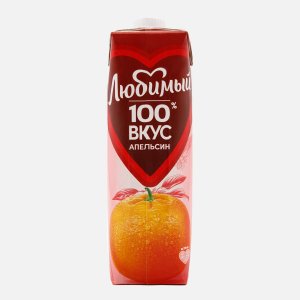 Нектар Любимый Апельсиновый с мякотью 0,97л