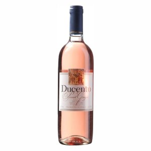 Вино Дученто Пино Гриджо Розе дель Венецие сортовое ординарное розовое сухое 12% 0,75л