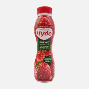 Йогурт Чудо Клубника/Земляника питьевой 1.9% пл/б 260г
