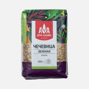 Чечевица Агро-Альянс Экстра зеленая 450г