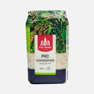 Рис Агро-Альянс Экстра длиннозерный 900г