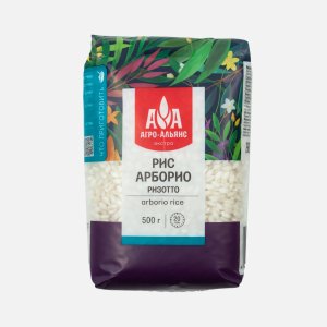 Рис Агро-Альянс Экстра Ризотто Арборио 500г