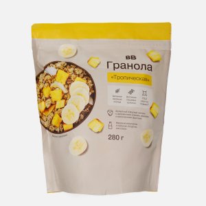 Гранола Вкусвилл Тропическая 280г