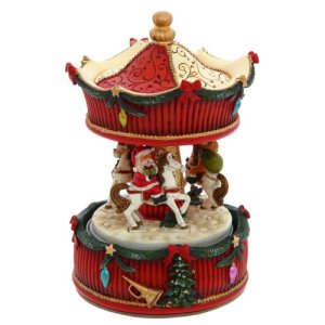 Фигурка декоративная Карусель с муз функц движения L11 W11 H17см 753165