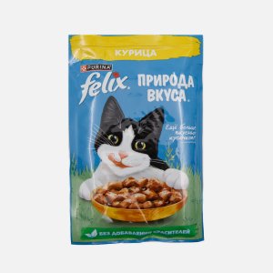 Корм Феликс Природа вкуса Курица пауч 75г