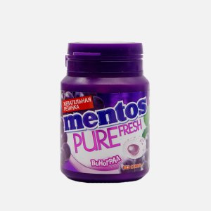 Жевательная резинка Ментос Пьюр Фреш Виноград 54г