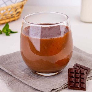 Кисель овсяный со сливками и шоколадом вес