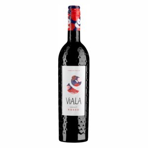 Вино Виала Россо ординарное красное сладкое 7.5-11% ст/б 0,75л