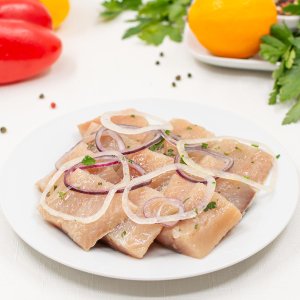 Филе сельди с луком 1кг вес