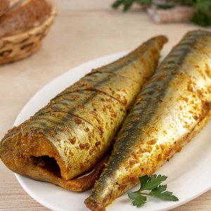 Скумбрия Атлантическая в специях п/ф вес
