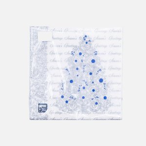 Салфетки АртБукет Серебряная ель бум 33*33 3сл 20 лист