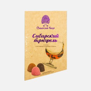 Конфеты Сибирский кедр Сибирский трюфель с кедровой настойкой 100г