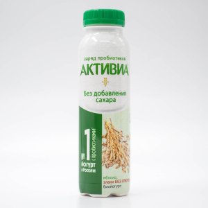 Биойогурт Активиа Яблоко/злаки/ амарант/киноа обогащенный1.5% пл/бут260г