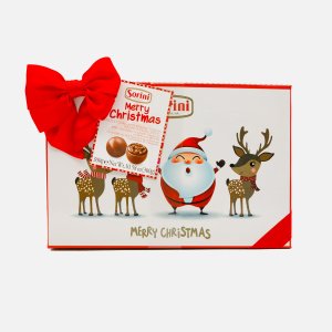 Конфеты Сорини Книтед Крисмас Бокс из молоч шок c пралине/злаками 300г