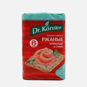 Хлебцы Др Корнер Ржаные с кориандром и тмином 100г
