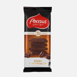 Шоколад Россия Кофе с молоком 82г
