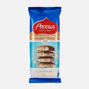 Шоколад Россия пористый молочный/белый 75г