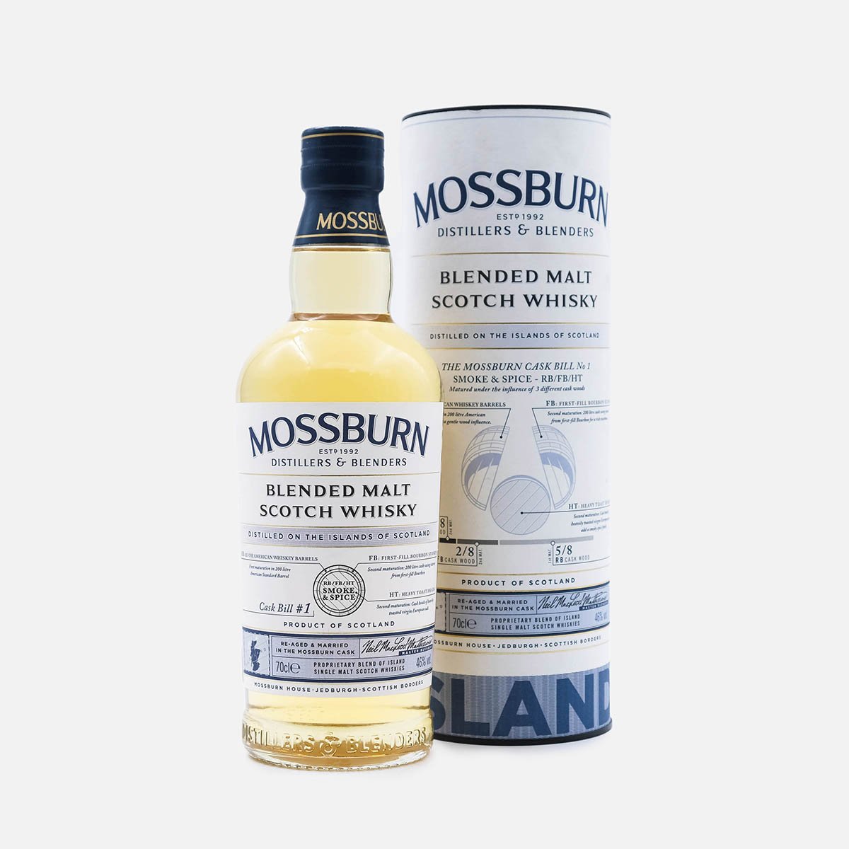 Виски Моссберн Блендед Молт Скотч Виски Айлэнд шотл солод46% п/у 0,7л Виски Моссберн Блендед Молт Скотч Виски Айлэнд шотл солод46% п/у 0,7л